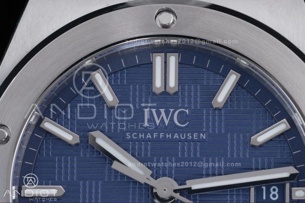 V7 Factory IWC Ingenieur IW328907 Blue V2 Dial On SS Automatic A Cozy 305