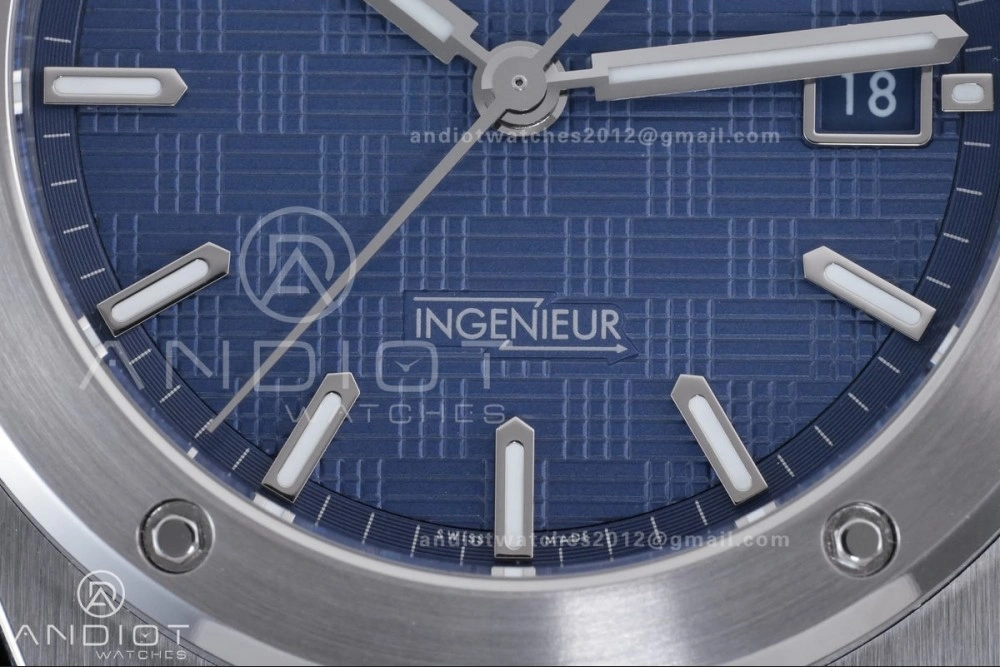 V7 Factory IWC Ingenieur IW328907 Blue V2 Dial On SS Automatic A Cozy 305