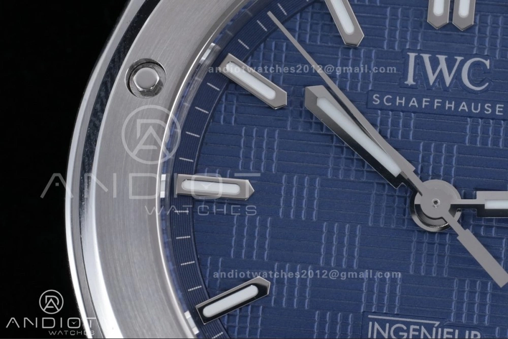 V7 Factory IWC Ingenieur IW328907 Blue V2 Dial On SS Automatic A Cozy 305