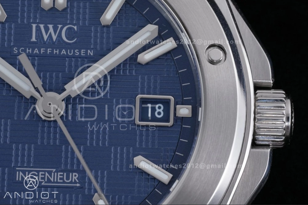 V7 Factory IWC Ingenieur IW328907 Blue V2 Dial On SS Automatic A Cozy 305