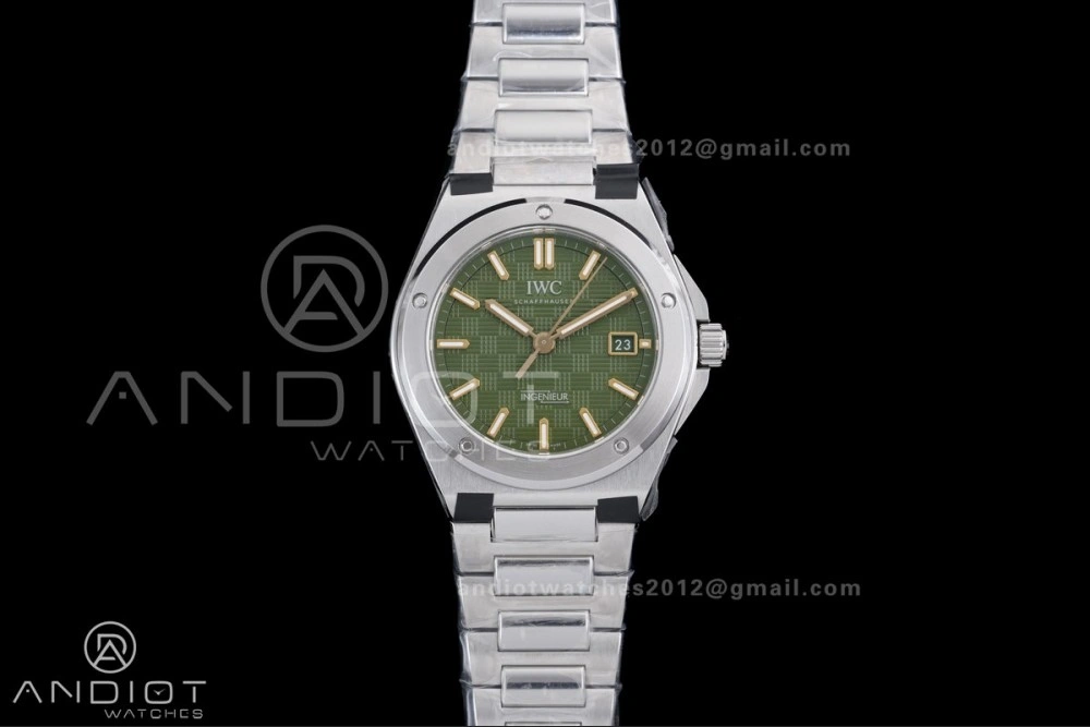 V7 Factory IWC Ingenieur IW328908 Green V2 Dial On SS Automatic A Stretchable 312