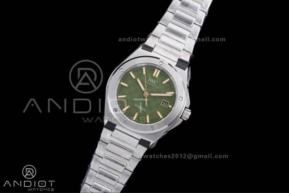 V7 Factory IWC Ingenieur IW328908 Green V2 Dial On SS Automatic A Stretchable 312