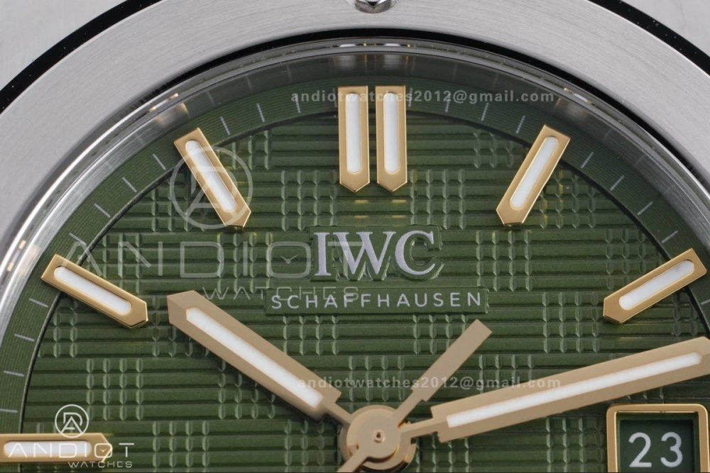 V7 Factory IWC Ingenieur IW328908 Green V2 Dial On SS Automatic A Stretchable 312