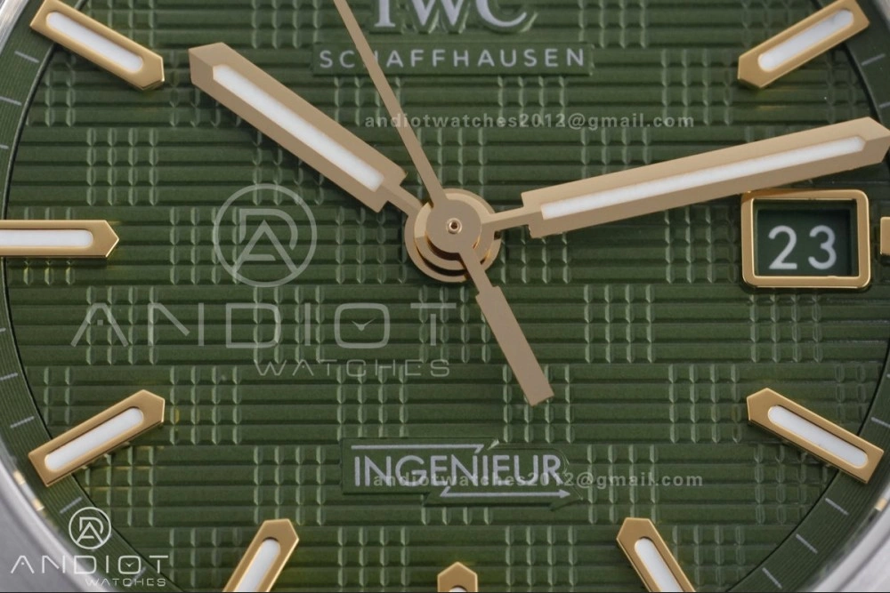 V7 Factory IWC Ingenieur IW328908 Green V2 Dial On SS Automatic A Stretchable 312
