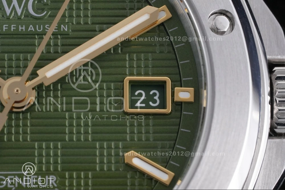 V7 Factory IWC Ingenieur IW328908 Green V2 Dial On SS Automatic A Stretchable 312