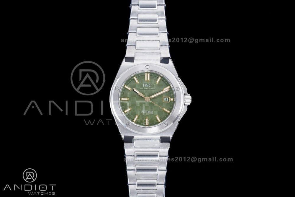 V7 Factory IWC Ingenieur IW328908 Green V2 Dial On SS Automatic SW DailyWear 313