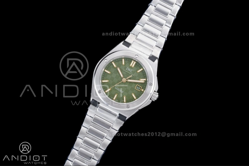 V7 Factory IWC Ingenieur IW328908 Green V2 Dial On SS Automatic SW DailyWear 313
