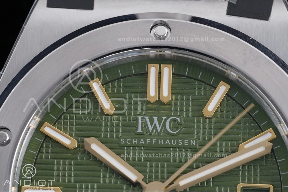 V7 Factory IWC Ingenieur IW328908 Green V2 Dial On SS Automatic SW DailyWear 313