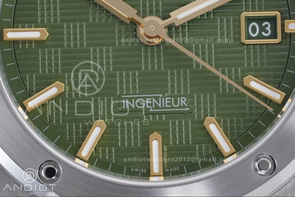 V7 Factory IWC Ingenieur IW328908 Green V2 Dial On SS Automatic SW DailyWear 313