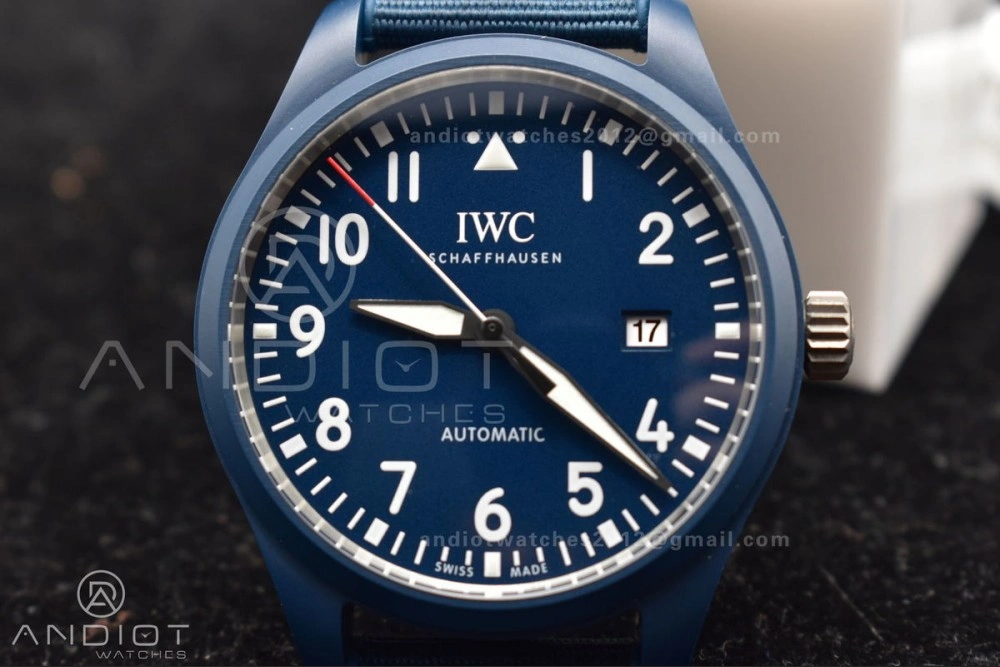 Watch of Pilot 'Laureus Sport for Good' Blue Ceramic M+F Best Edition on Blue Nylon Strap A SmartChoice 310