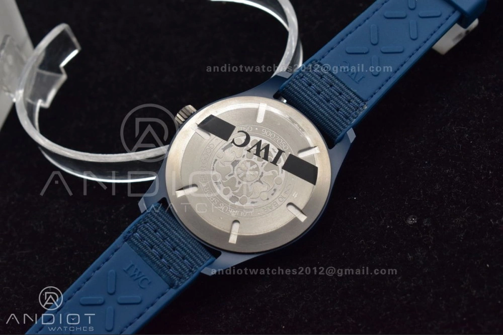 Watch of Pilot 'Laureus Sport for Good' Blue Ceramic M+F Best Edition on Blue Nylon Strap A SmartChoice 310