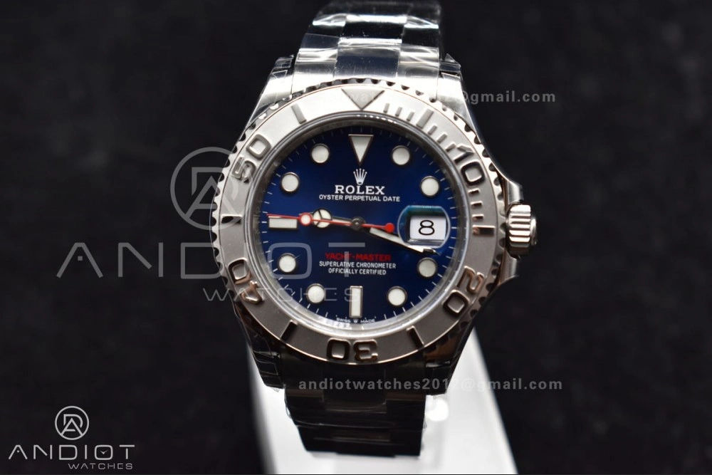 Yacht-Master 126622 904L Steel VSF 1:1 Best Edition Blue Dial on SS Bracelet VS TravelReady 1210