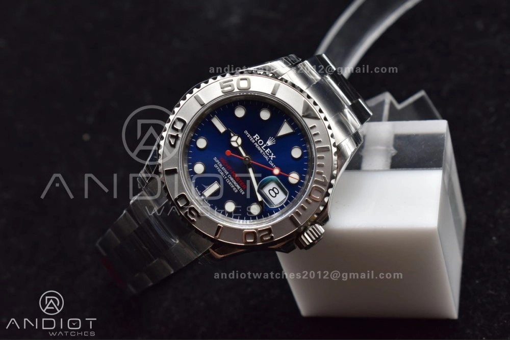 Yacht-Master 126622 904L Steel VSF 1:1 Best Edition Blue Dial on SS Bracelet VS TravelReady 1210