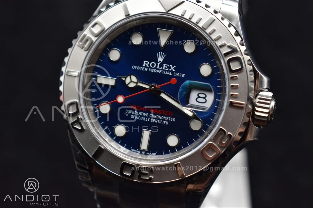 Yacht-Master 126622 904L Steel VSF 1:1 Best Edition Blue Dial on SS Bracelet VS TravelReady 1210
