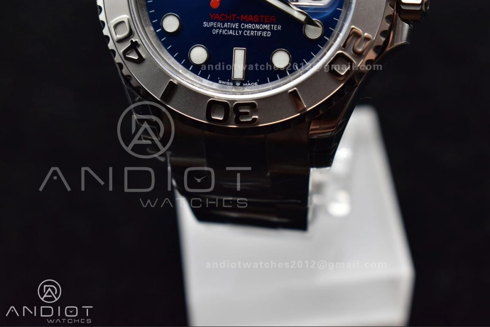 Yacht-Master 126622 904L Steel VSF 1:1 Best Edition Blue Dial on SS Bracelet VS TravelReady 1210