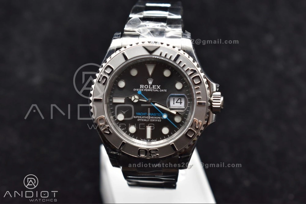 SmoothTexture Yacht-Master 126622 904L Steel VSF 1:1 Best Edition Gray Dial on SS Bracelet VS 1264