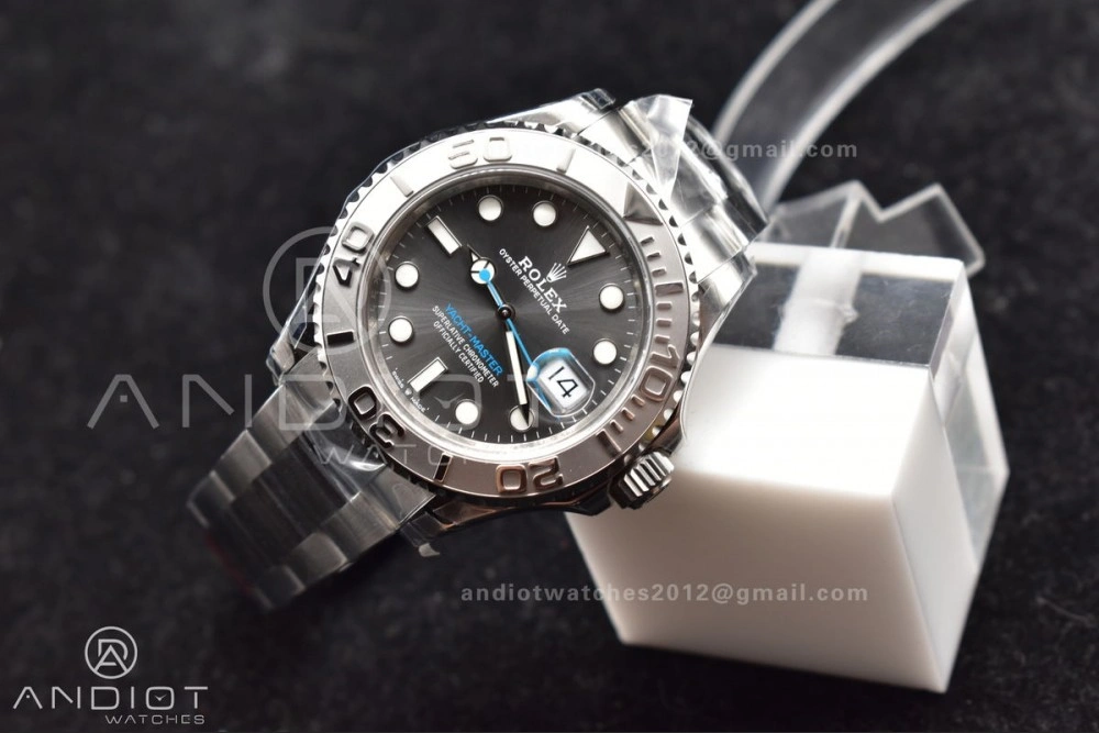 SmoothTexture Yacht-Master 126622 904L Steel VSF 1:1 Best Edition Gray Dial on SS Bracelet VS 1264
