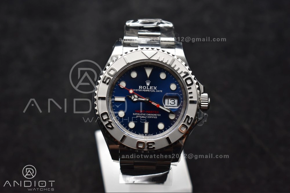 Trendy Yacht-Master 126622 Clean 1:1 Best Edition 904L Steel Blue Dial on SS Bracelet VR 1204