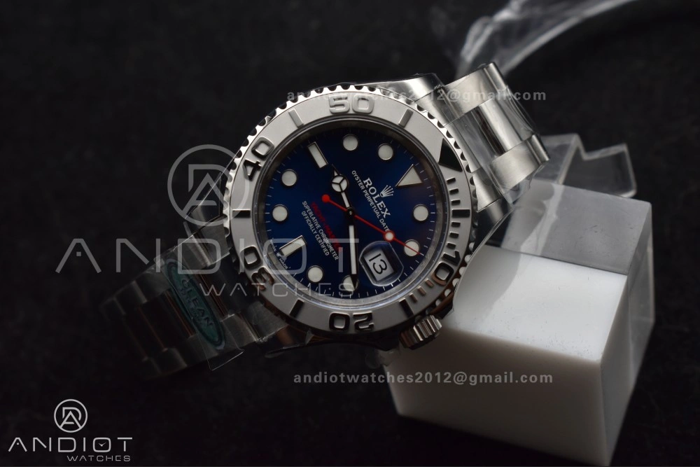 Trendy Yacht-Master 126622 Clean 1:1 Best Edition 904L Steel Blue Dial on SS Bracelet VR 1204