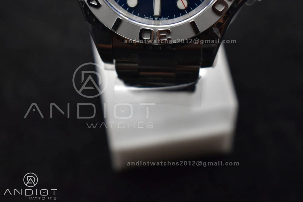 Trendy Yacht-Master 126622 Clean 1:1 Best Edition 904L Steel Blue Dial on SS Bracelet VR 1204