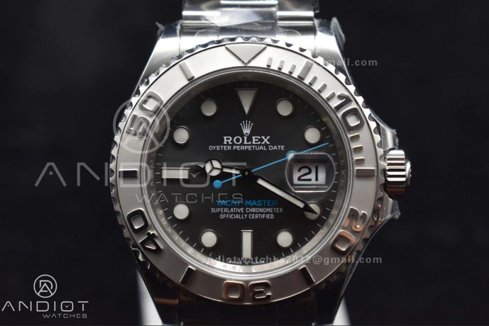UrbanStyle Yacht-Master 126622 Clean 1:1 Best Edition 904L Steel Gray Dial on SS Bracelet VR 491