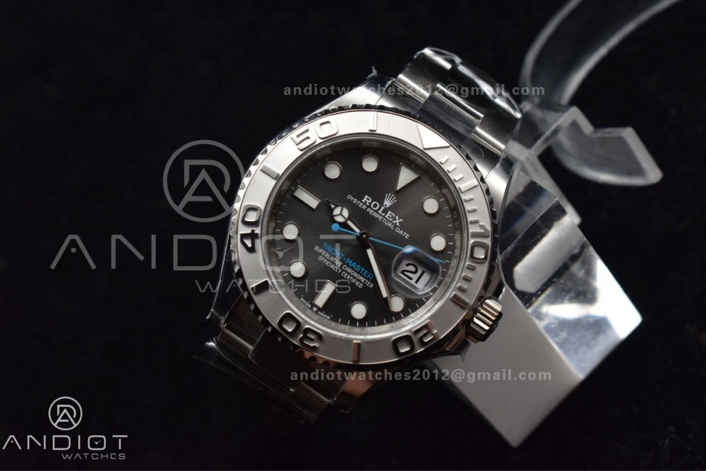 UrbanStyle Yacht-Master 126622 Clean 1:1 Best Edition 904L Steel Gray Dial on SS Bracelet VR 491