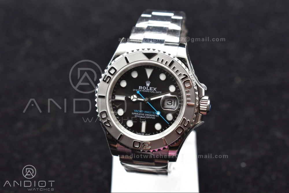 Yacht-Master 126622 GSF 1:1 Best Edition Grey Dial on SS Bracelet A ComfortFit 1201