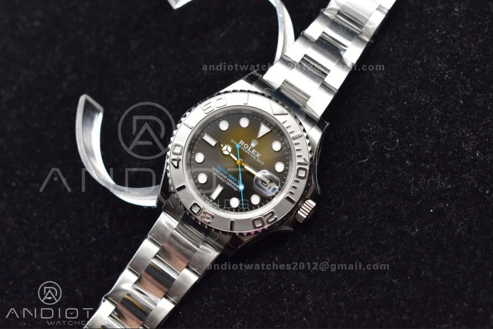 Yacht-Master 126622 GSF 1:1 Best Edition Grey Dial on SS Bracelet A ComfortFit 1201