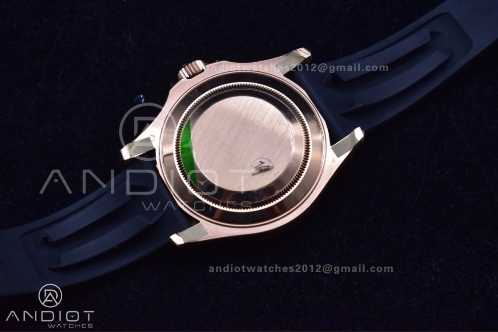 Functional Yacht-Master 126655 VSF 1:1 Best Edition Black Ceramic Bezel on Oysterflex Rubber Strap VS 1220