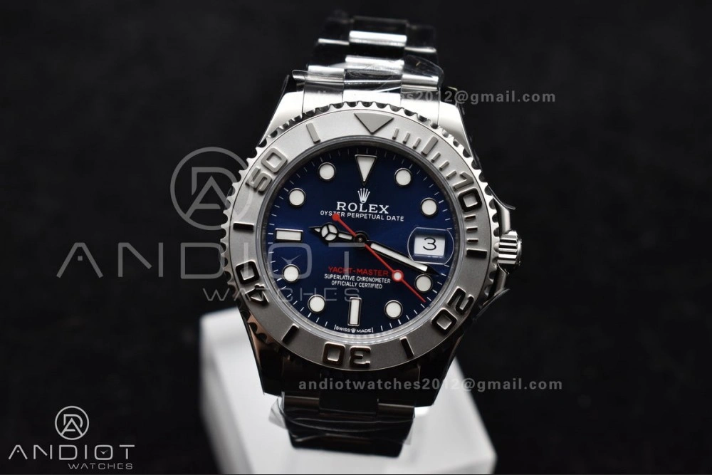 MoistureWicking Yacht-Master 37mm 268622 CVSF 1:1 Best Edition Blue Dial 316L SS Case and Bracelet A 1211