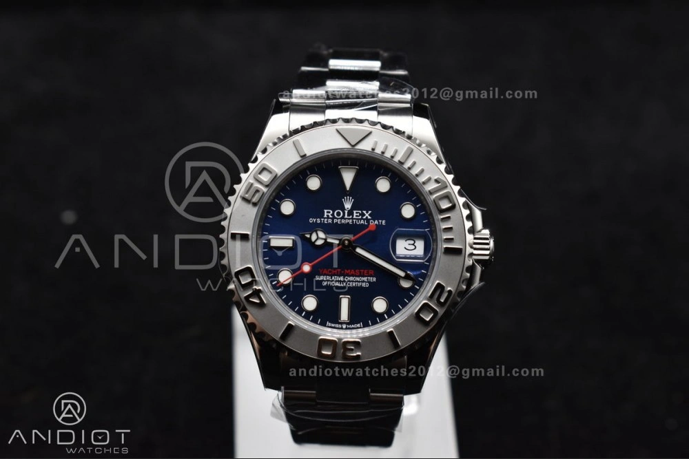 MoistureWicking Yacht-Master 37mm 268622 CVSF 1:1 Best Edition Blue Dial 316L SS Case and Bracelet A 1211