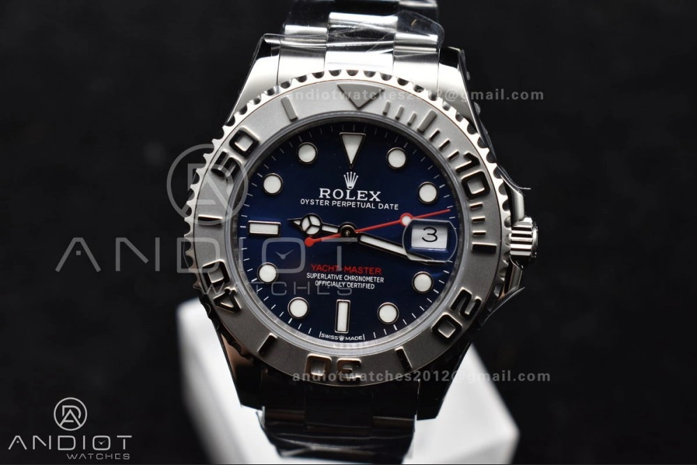 MoistureWicking Yacht-Master 37mm 268622 CVSF 1:1 Best Edition Blue Dial 316L SS Case and Bracelet A 1211
