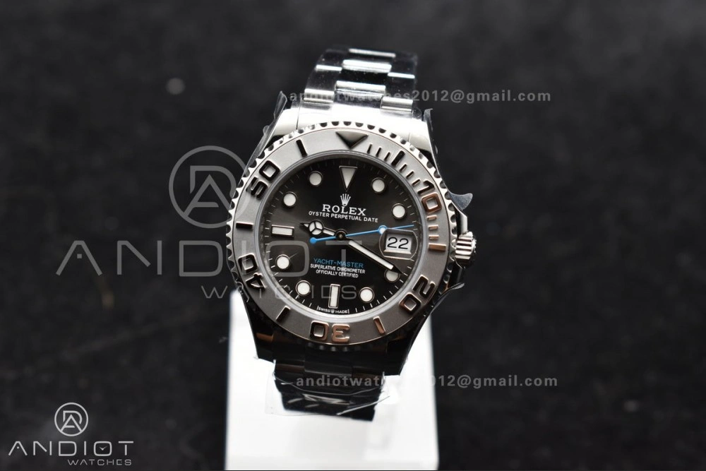 Yacht-Master 37mm 268622 CVSF 1:1 Best Edition Gray Dial 316L SS Case and Bracelet A Affordable 1215
