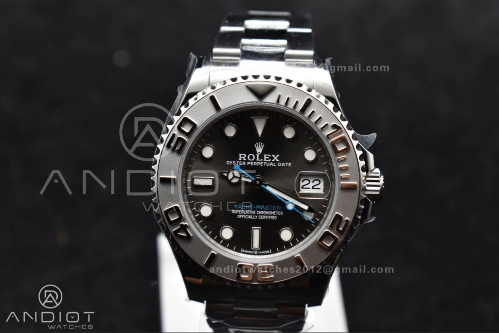Yacht-Master 37mm 268622 CVSF 1:1 Best Edition Gray Dial 316L SS Case and Bracelet A Affordable 1215