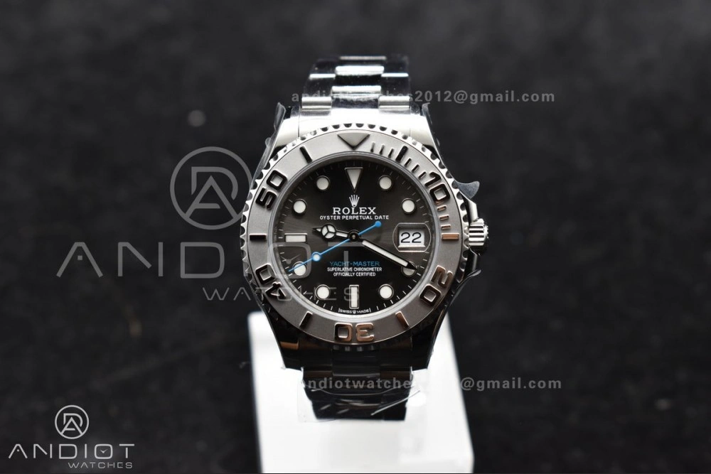 Yacht-Master 37mm 268622 CVSF 1:1 Best Edition Gray Dial 316L SS Case and Bracelet A Affordable 1215