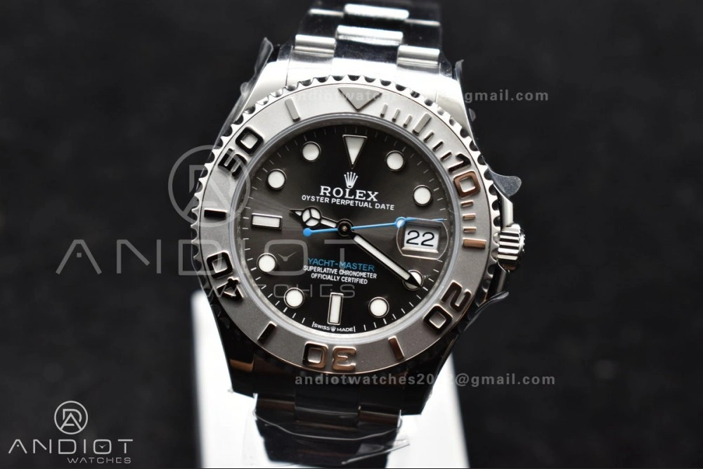 Yacht-Master 37mm 268622 CVSF 1:1 Best Edition Gray Dial 316L SS Case and Bracelet A Affordable 1215