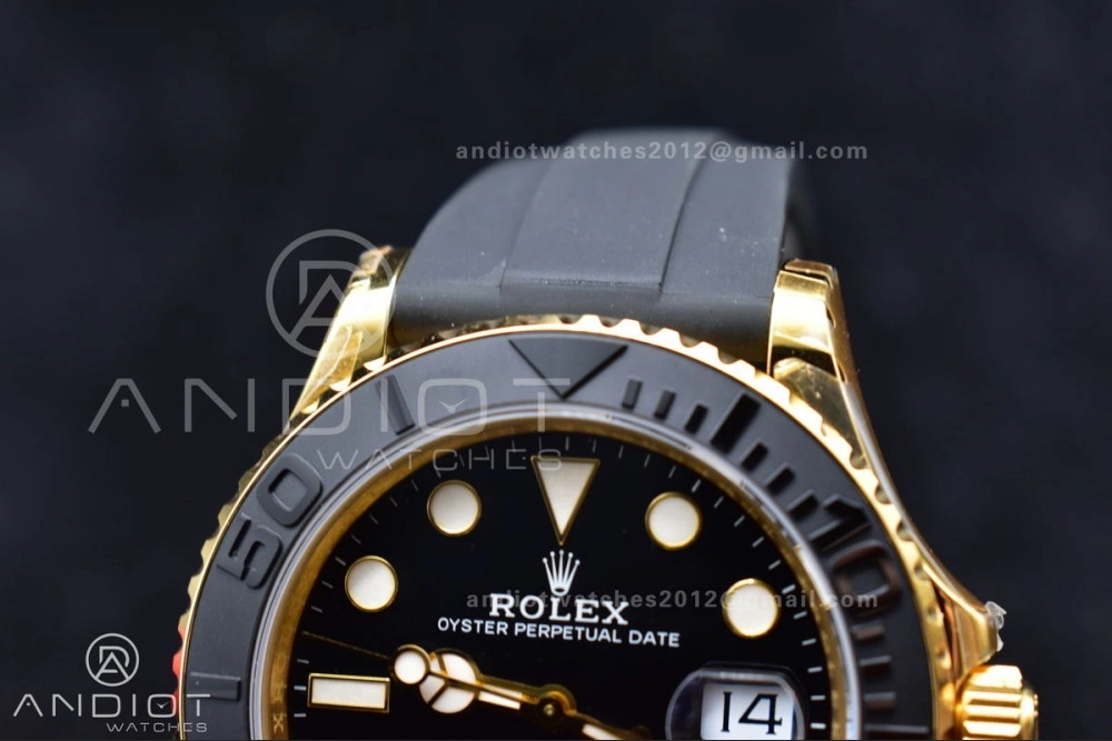 Durable Yacht-Master 42mm 226658 VSF 1:1 Best Edition 3D Black Ceramic Bezel on Black Rubber Strap VS 1224