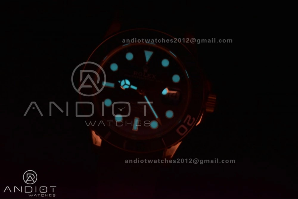 Durable Yacht-Master 42mm 226658 VSF 1:1 Best Edition 3D Black Ceramic Bezel on Black Rubber Strap VS 1224