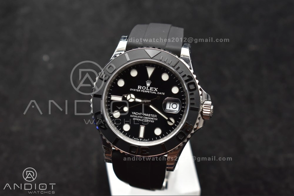 Yacht-Master 42mm 226659 VSF 1:1 Best Edition 3D Black Ceramic Bezel on Oyster flex Strap VS3235 V3 (Gain Weight) SoftTouch 1213