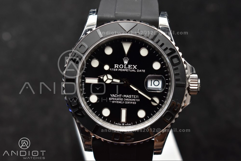 Yacht-Master 42mm 226659 VSF 1:1 Best Edition 3D Black Ceramic Bezel on Oyster flex Strap VS3235 V3 (Gain Weight) SoftTouch 1213