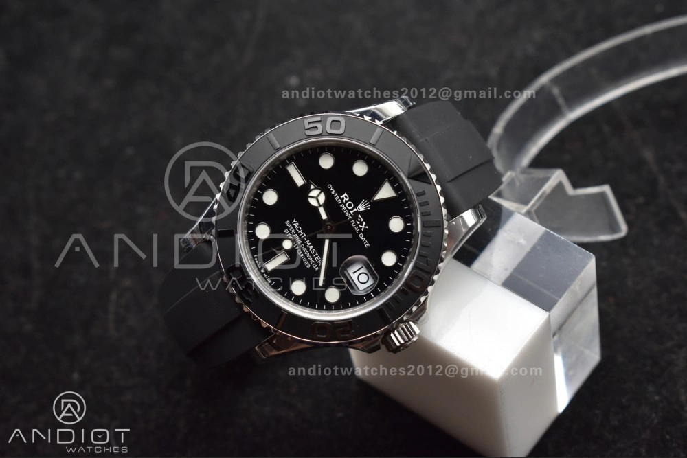 Yacht-Master 42mm 226659 VSF 1:1 Best Edition 3D Black Ceramic Bezel on Oyster flex Strap VS3235 V3 (Gain Weight) SoftTouch 1213