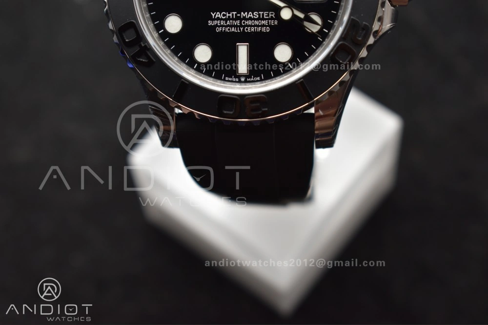 Yacht-Master 42mm 226659 VSF 1:1 Best Edition 3D Black Ceramic Bezel on Oyster flex Strap VS3235 V3 (Gain Weight) SoftTouch 1213