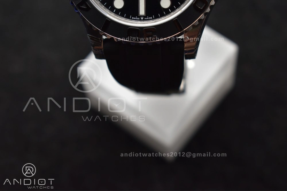 Yacht-Master 42mm 226659 VSF 1:1 Best Edition 3D Black Ceramic Bezel on Oyster flex Strap VS3235 V3 (Gain Weight) SoftTouch 1213